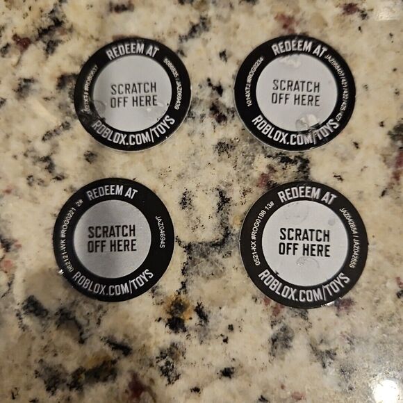 Lot Of 4 Roblox Virtual Item Codes Unused - Picture 6 of 6